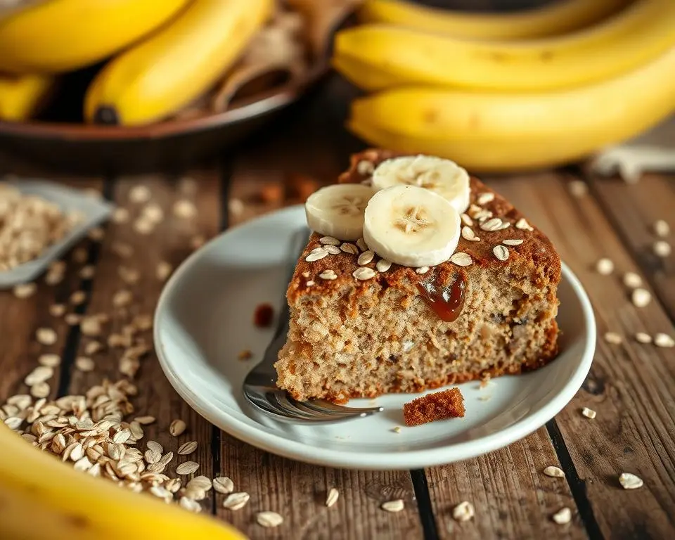 Banana oat cake