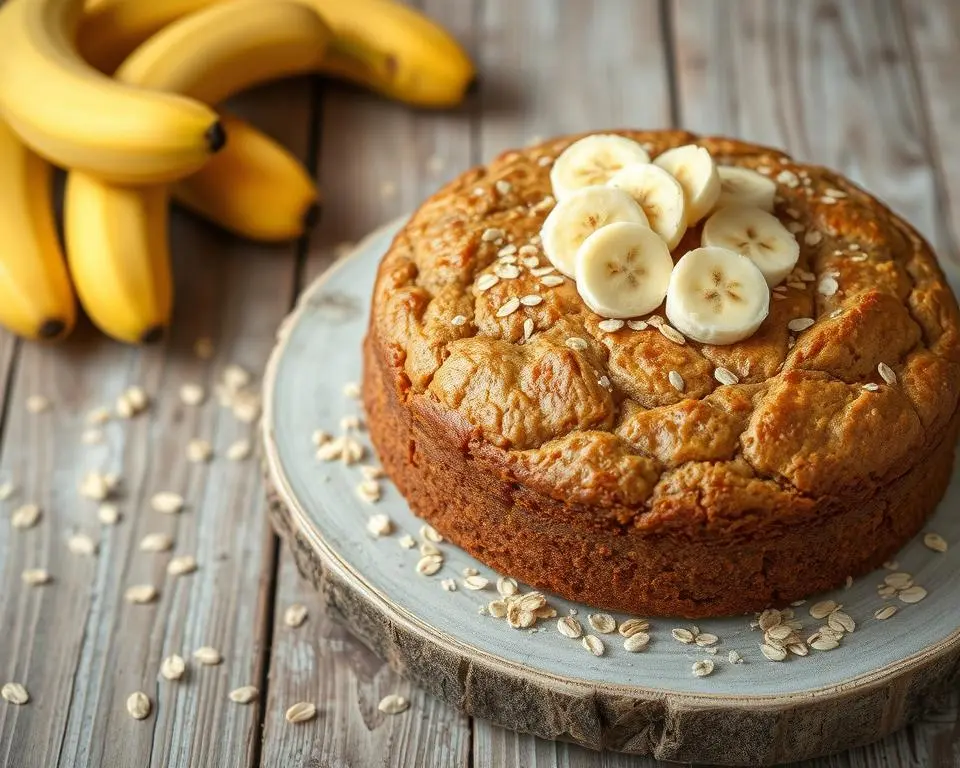 Banana oat cake