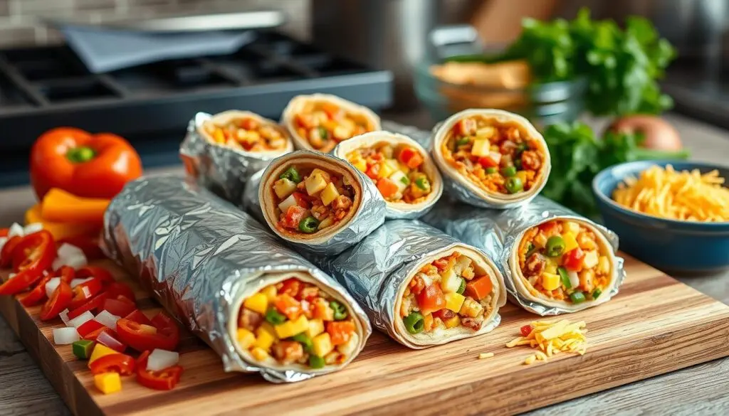 Make-ahead breakfast burritos
