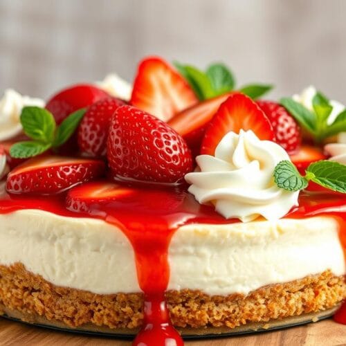 Strawberry Shortcake Cheesecake