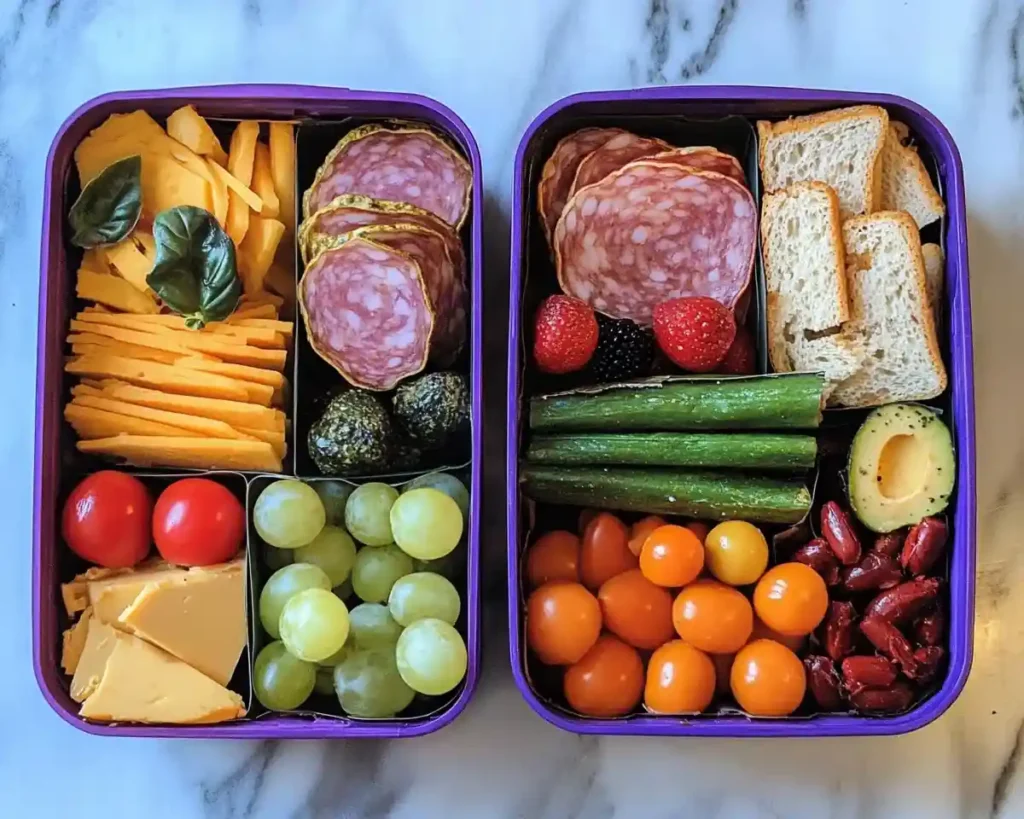 Charcuterie box lunch recipes