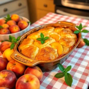 peach cobbler recipe with cake mix